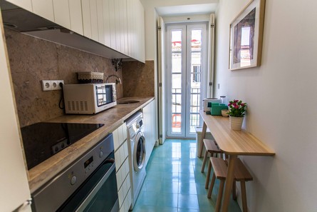 periódico compartir montar Rental Apartments Long Term T1 Portugal Lisbon Amoreiras Flats 1 Kitchen  Pateodasbuganvilias